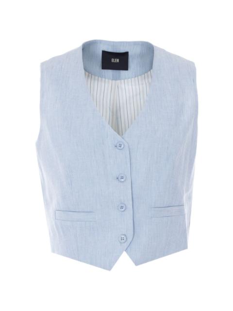 ELEH V-neck button waistcoat