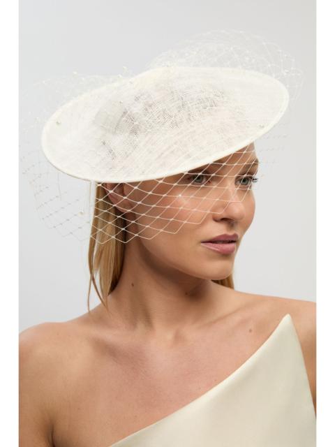 KAREN MILLEN Pearl & Net Fascinator