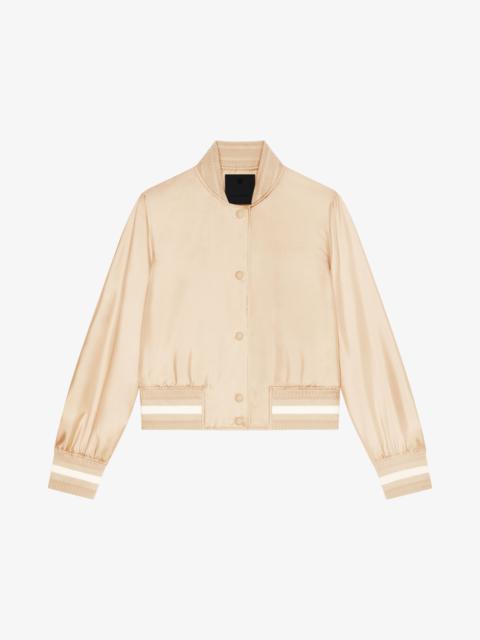 Givenchy VARSITY JACKET IN SILK