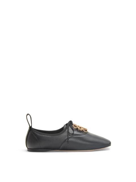 Loewe Anagram soft derby in lambskin