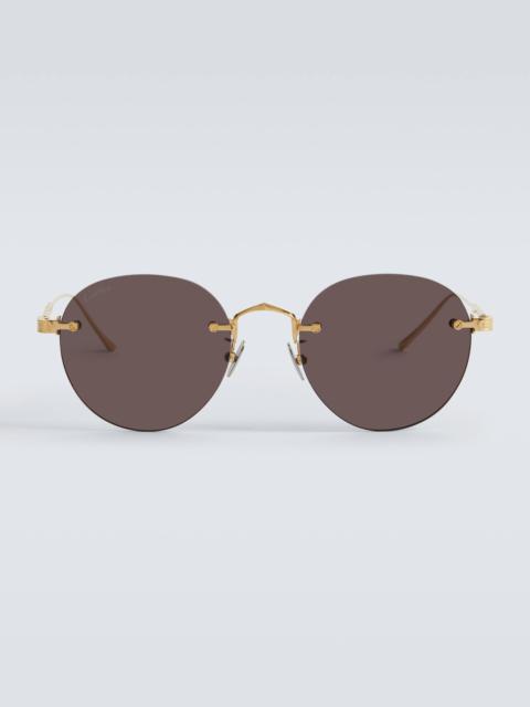 Cartier Signature C de Cartier round sunglasses