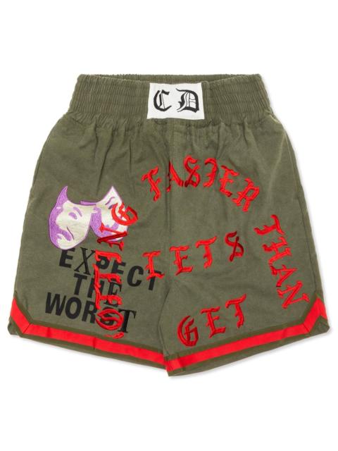 Readymade READYMADE BOXING SHORTS - GREEN