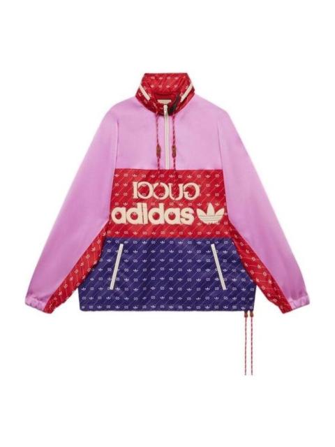 GUCCI Gucci x adidas Acetate Jacket 'Pink Red Dark Blue' 691429-Z8A2G-5295