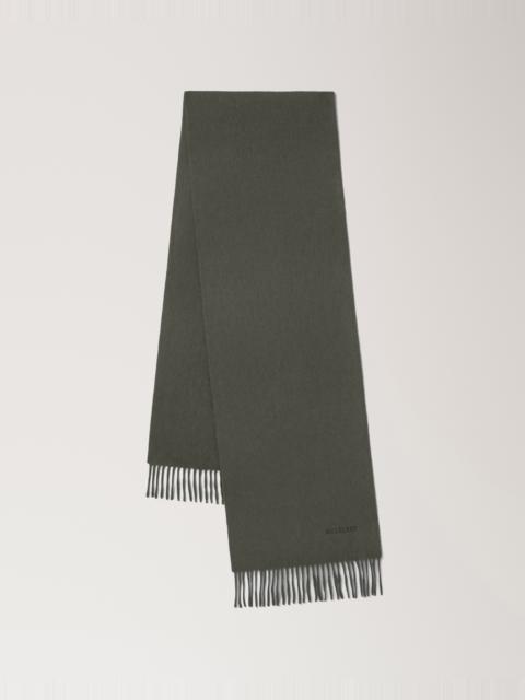 Mulberry Cashmere Scarf Juniper Green Cashmere