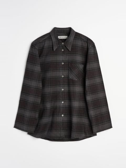 Our Legacy Daisy Shirt Faded Nocturne Check Flannel