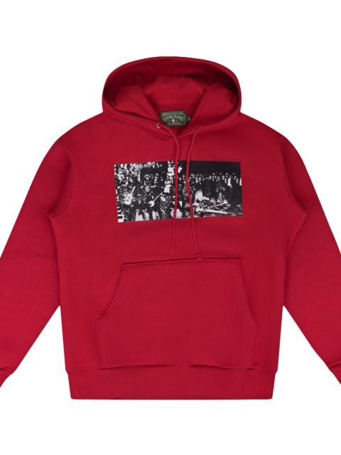 DENIM TEARS SRCA Graphic 1 Hoodie "Red" DT670