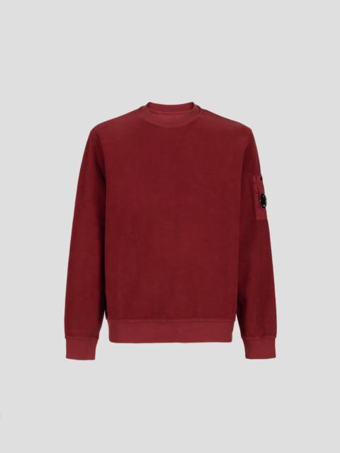 Reverse Brushed & Emerized Diag. Fleece Sweatshirt