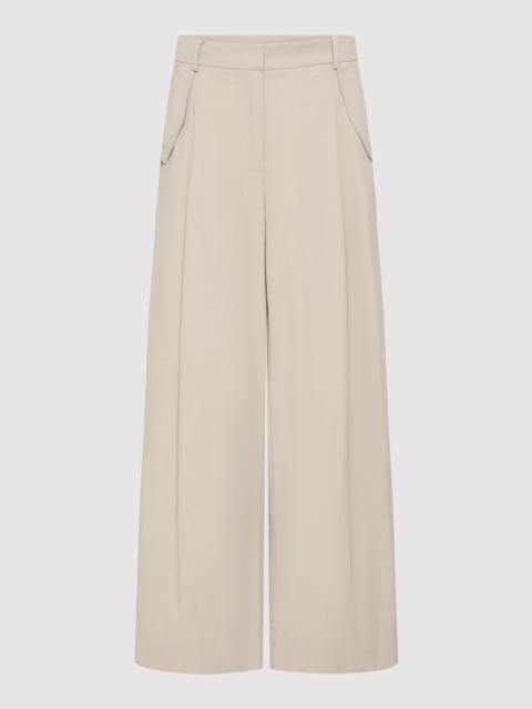 ST. AGNI Utility Pleat Pants - Creme