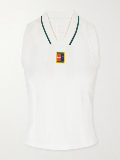 Nike Striped Jersey Tennis Tank