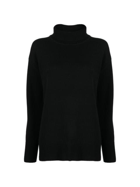 roll-neck merino wool jumper