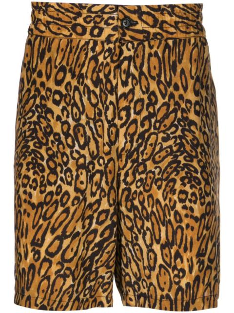 Moschino animal-print shorts