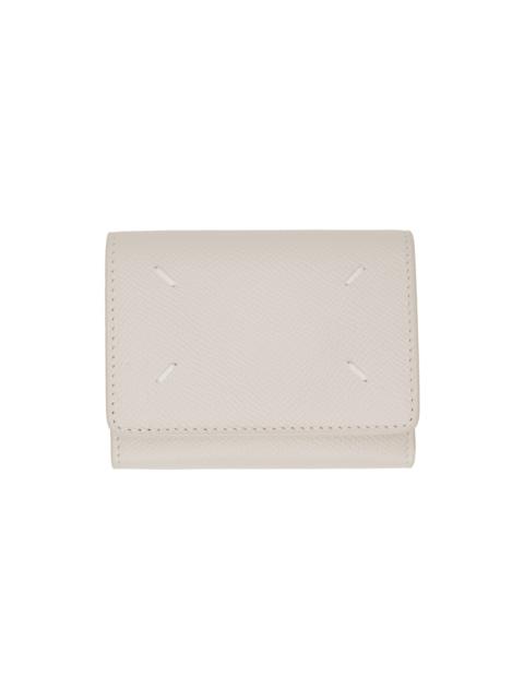 Maison Margiela Off-White Four Stitches Wallet