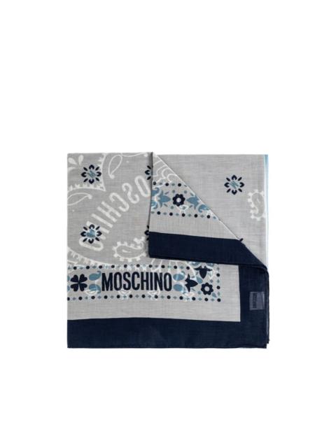 Moschino paisley-pattern scarf