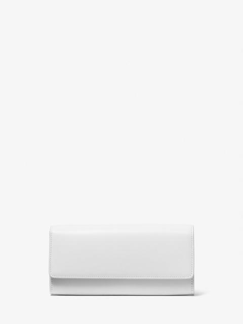 MICHAEL KORS COLLECTION Cate Leather Clutch