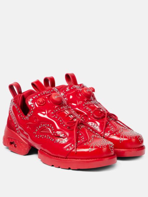 Noir Kei Ninomiya x Reebok studded brogue sneakers