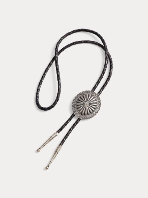 RRL by Ralph Lauren Braided Leather Bolo Tie
