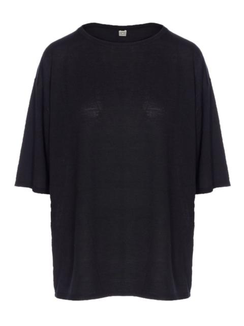 crew-neck short-sleeves T-shirt