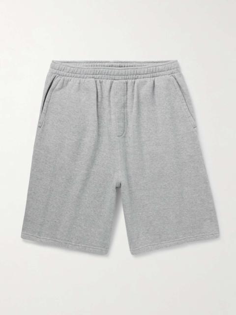 The Elder Statesman Daily Wide-Leg Cotton and Cashmere-Blend Jersey Shorts