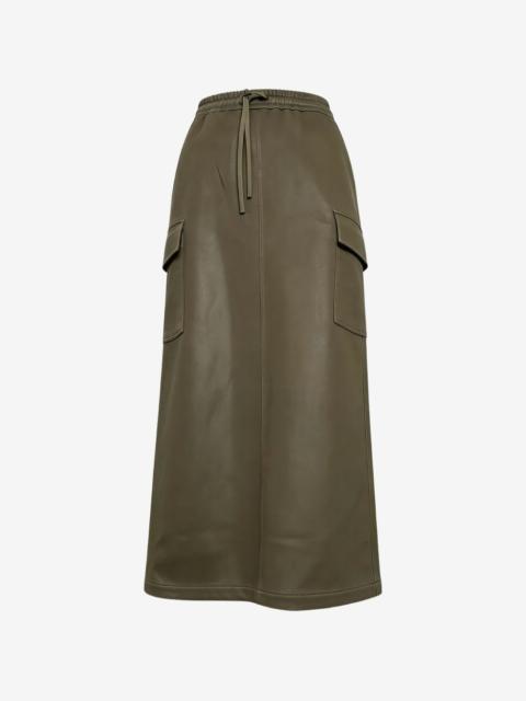 Brunello Cucinelli drawstring cargo maxi skirt