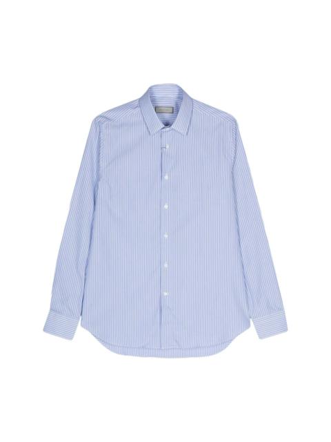 Canali long-sleeve striped shirt