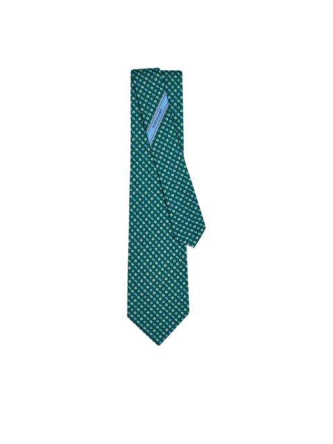 FERRAGAMO sport-print silk tie