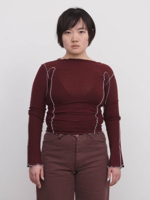 BASERANGE Omato Long Sleeve Tee - Organic Cotton Rib