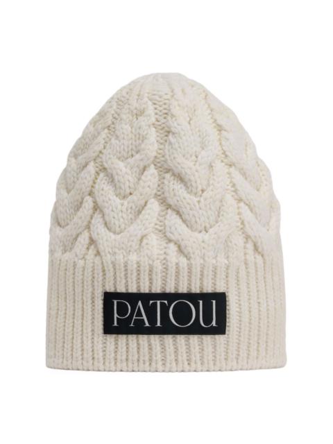 logo-patch beanie