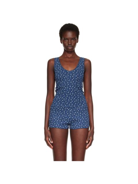 Cou Cou Blue 'The Scoop' Tank Top