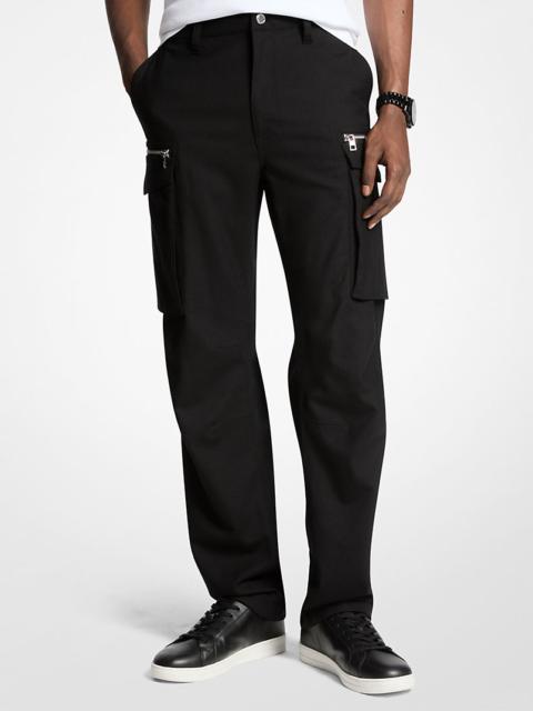 MICHAEL KORS Stretch Wool Cargo Pants