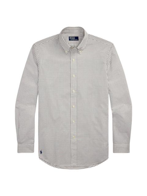 Polo Ralph Lauren Men's Checked Cotton Shirt - Cream Wine Multi