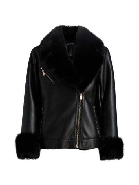GENERATION LOVE Women's Walt Faux-Leather Moto Jacket - Black