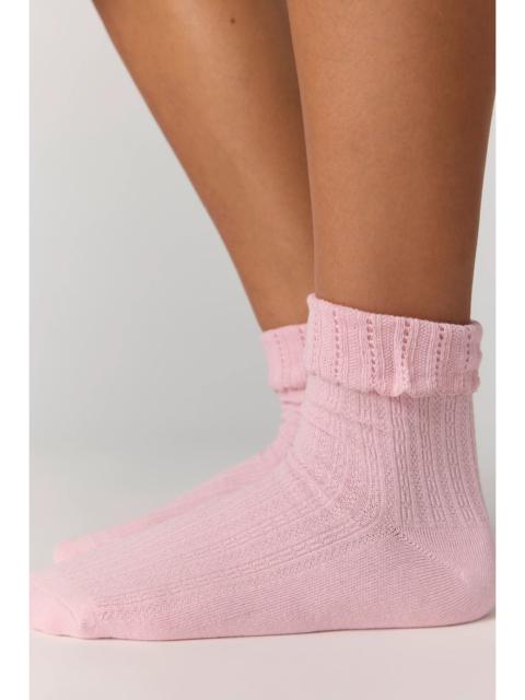 FREE PEOPLE Heirloom Vintage Ruffle Socks