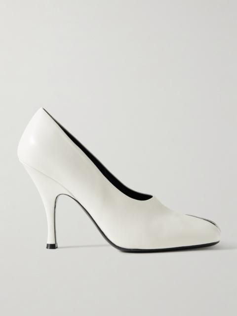 KHAITE Eva Cutout Leather Pumps