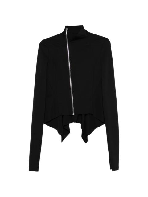 Rick Owens Lilies asymmetric zip-up jacket
