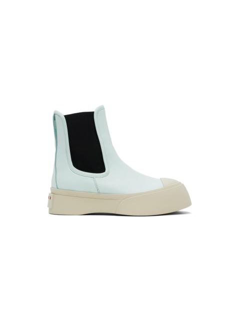 Marni Blue Pablo Chelsea Boots