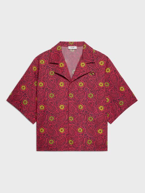CELINE scout shirt IN cotton taffeta