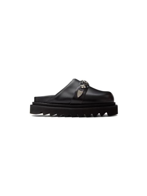 TOGA PULLA SSENSE Exclusive Black Hardware Loafers