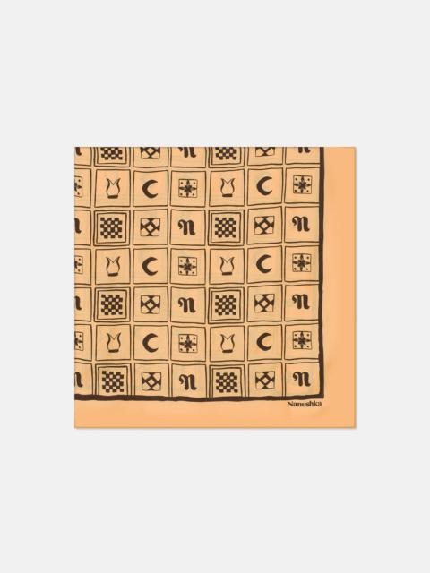 Nanushka Printed Silk Scarf
