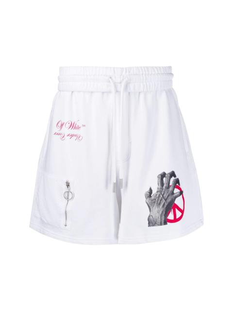 Off-White x Undercover Skeleton print bermuda shorts