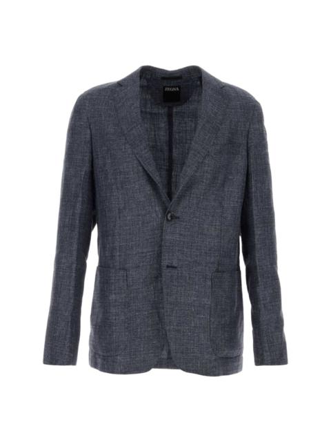 single-breasted blazer