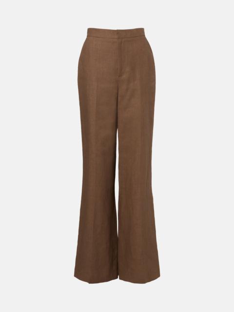 Ralph Lauren Dean linen wide-leg pants