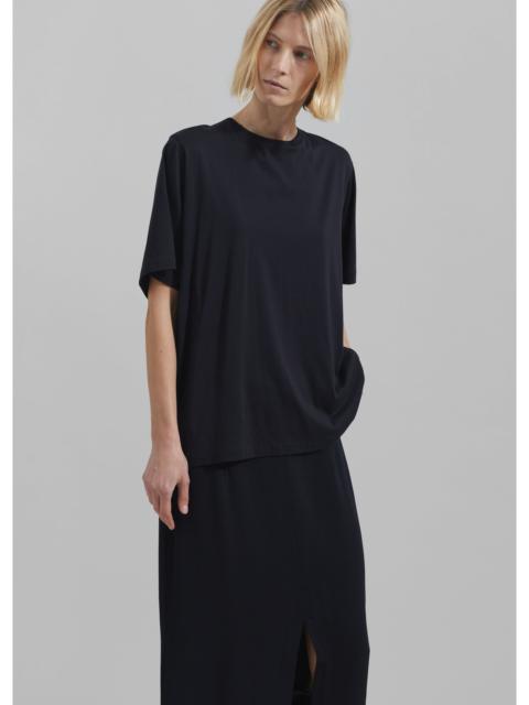 The Frankie Shop Harper Soft Organic T-Shirt - Black