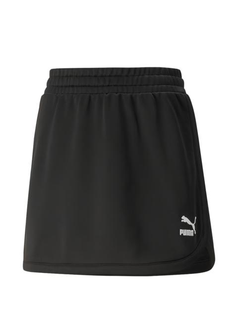 PUMA logo-print elasticated skirt