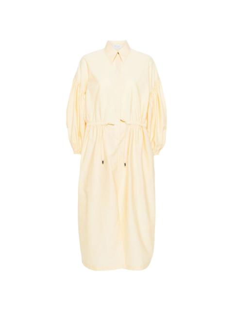 Brunello Cucinelli balloon-sleeve shirt maxi dress