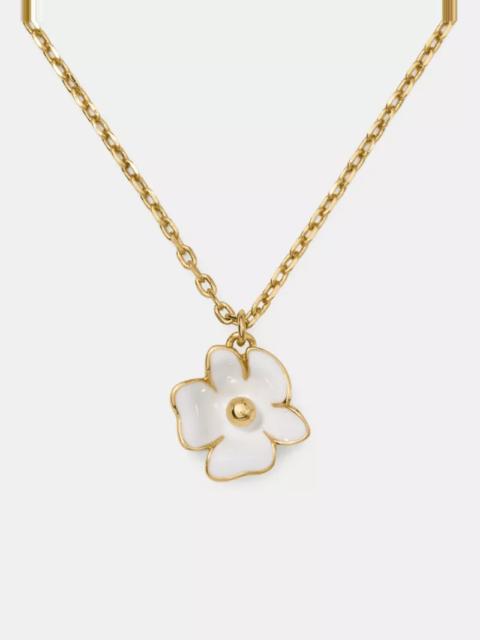 kate spade Golden Bloom Flower Pendant