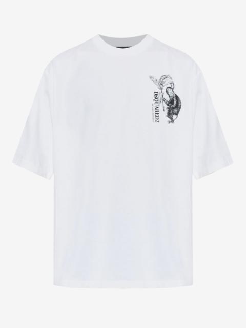DSQUARED2 monkey graphic T-shirt