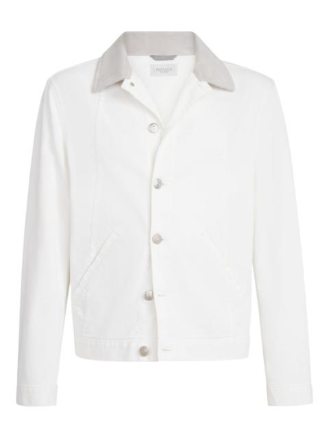 Brunello Cucinelli button-up denim jacket