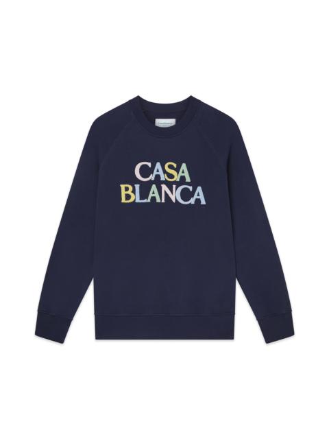 Casablanca Embroidered Logo Sweatshirt