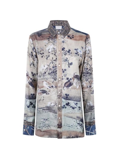 Pierre-Louis Mascia floral-print silk shirt