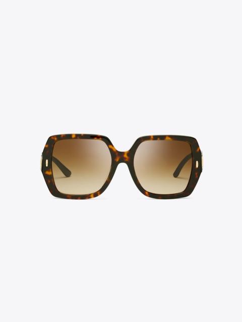TORY BURCH Miller Oversized Square Sunglasses